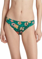 Ulla Johnson Dani Dotted Floral Bikini Bottoms