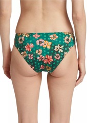 Ulla Johnson Dani Dotted Floral Bikini Bottoms