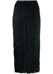 Ulla Johnson drawstring-waist plissé straight skirt