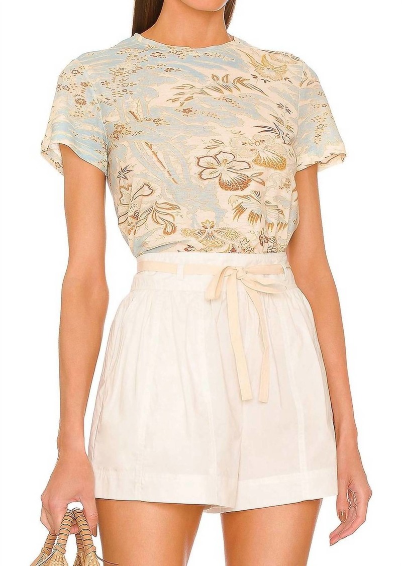 Ulla Johnson Estelle T-Shirt In Gardenia