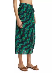 Ulla Johnson Freya Printed Cotton-Blend Sarong