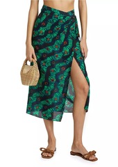 Ulla Johnson Freya Printed Cotton-Blend Sarong