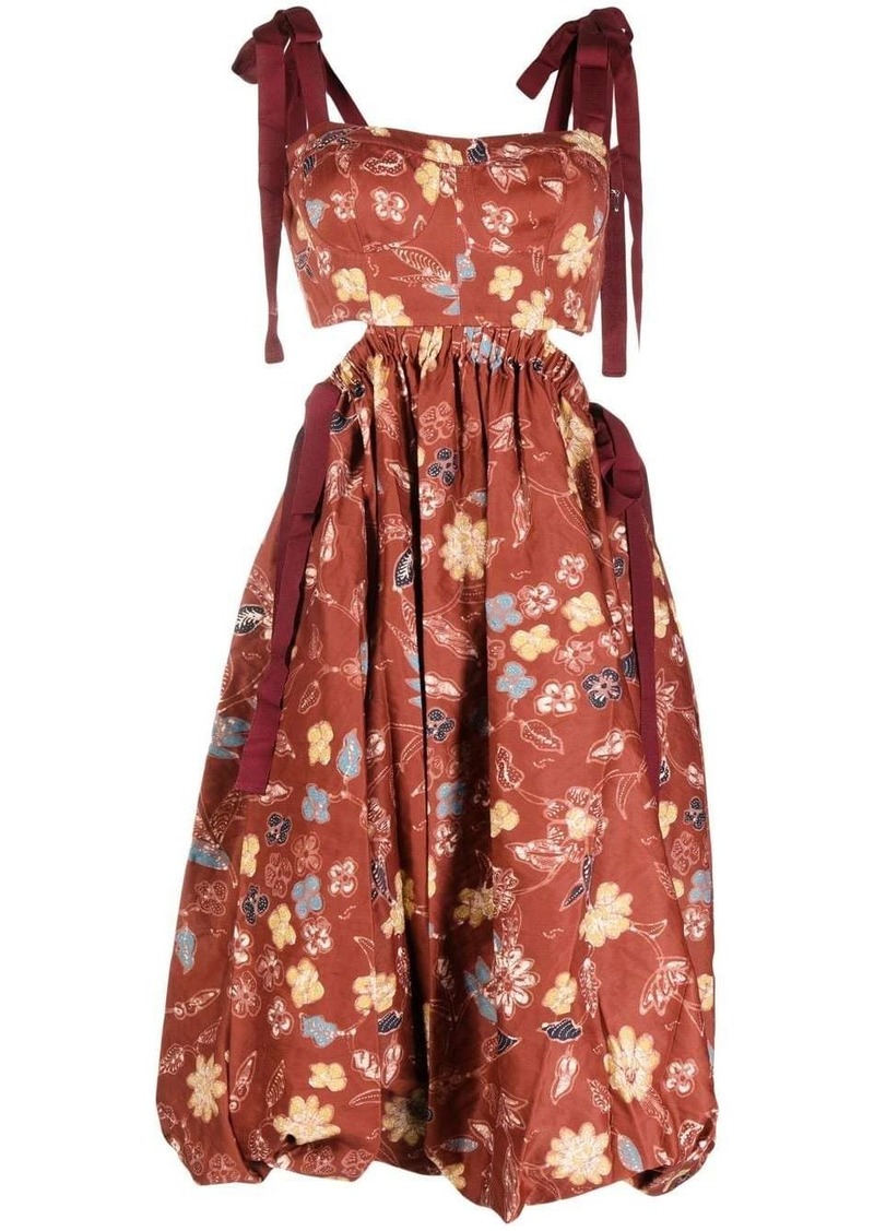 Ulla Johnson Gabrielle floral-print midi dress