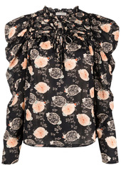 Ulla Johnson garden-print ruffled blouse