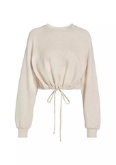 Ulla Johnson Hadley Fleece Drawstring Sweatshirt