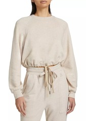 Ulla Johnson Hadley Fleece Drawstring Sweatshirt