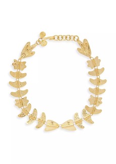 Ulla Johnson Hammered Goldtone Chain Necklace