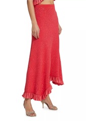 Ulla Johnson Josephine Jacquard Asymmetric Maxi Skirt