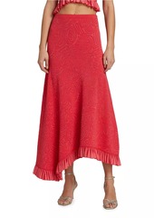 Ulla Johnson Josephine Jacquard Asymmetric Maxi Skirt