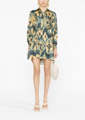 Ulla Johnson Jude diamond-print shirt dress