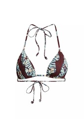 Ulla Johnson Keaton Abstract Bikini Top