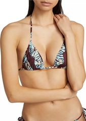 Ulla Johnson Keaton Abstract Bikini Top