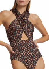 Ulla Johnson Kieran Crisscrossed One-Piece Swimsuit