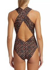 Ulla Johnson Kieran Crisscrossed One-Piece Swimsuit