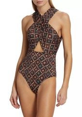 Ulla Johnson Kieran Crisscrossed One-Piece Swimsuit