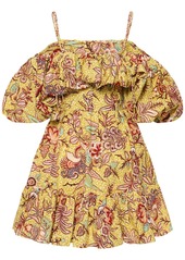 Ulla Johnson Lila Printed Cotton Mini Dress