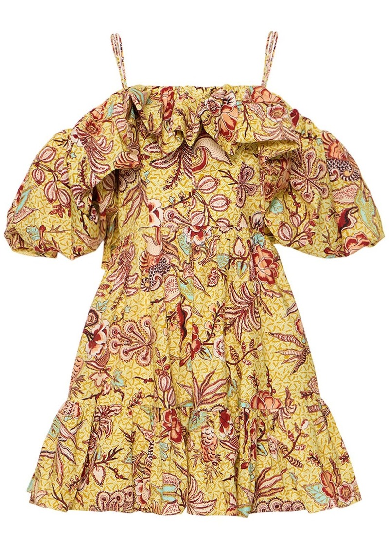 Ulla Johnson Lila Printed Cotton Mini Dress