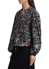 Ulla Johnson Llara Printed Cotton Blouse