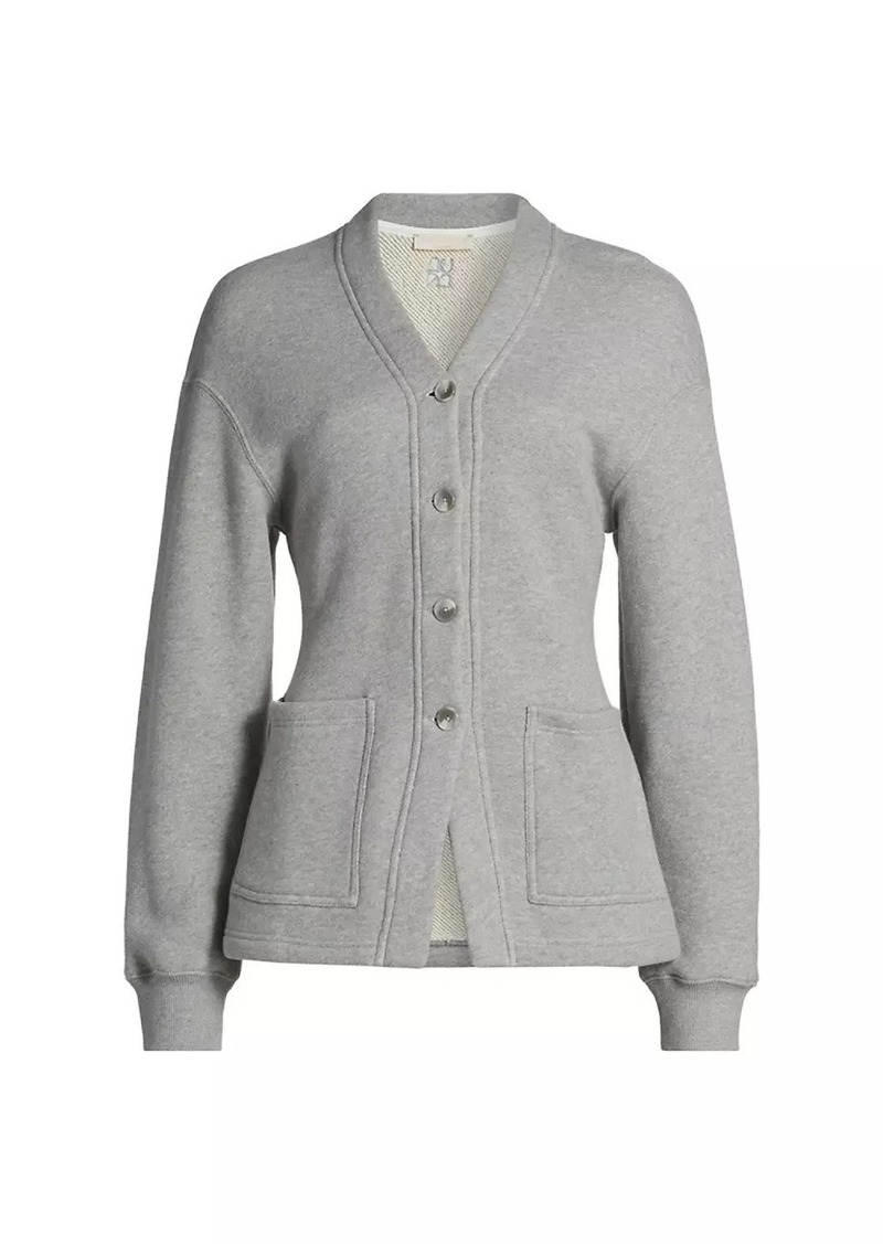 Ulla Johnson Lucian Cotton Fleece Cardigan