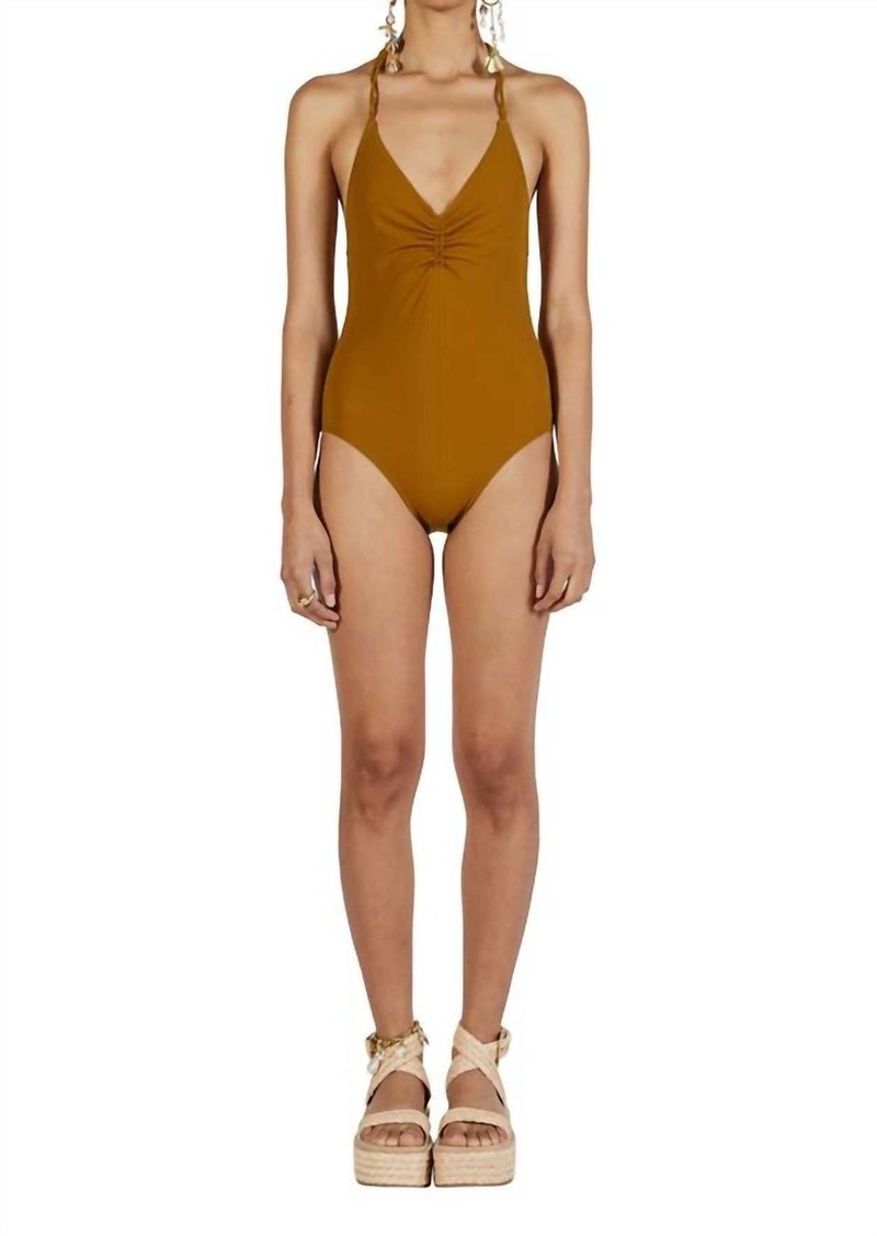 Ulla Johnson Madeira Maillot One Piece In Olive