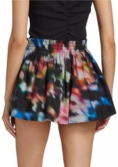 Ulla Johnson Marn Blossom Batik Poplin Shorts