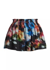 Ulla Johnson Marn Blossom Batik Poplin Shorts