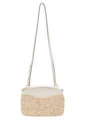 Ulla Johnson Maya Raffia & Leather Crossbody Bag