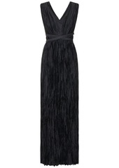 Ulla Johnson Mona Pleated Tech Long Gown