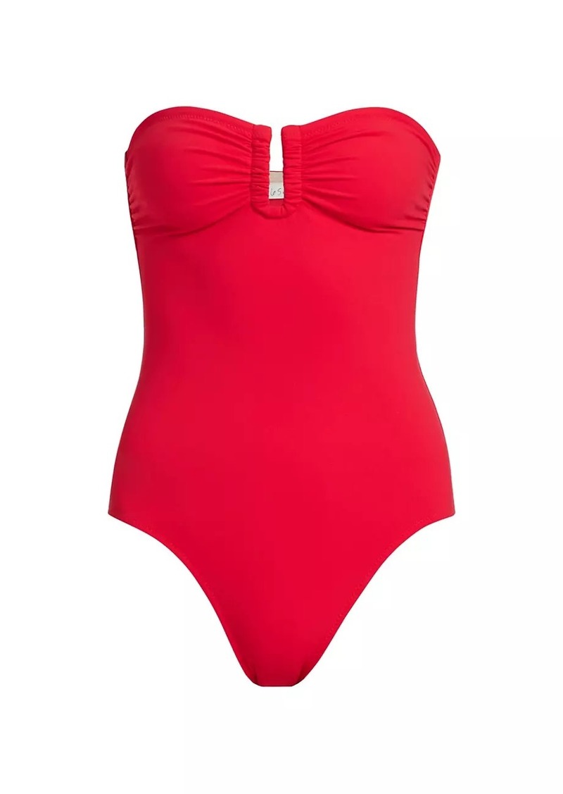 Ulla Johnson Monterey Strapless One-Piece Swimsuit