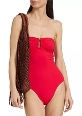 Ulla Johnson Monterey Strapless One-Piece Swimsuit