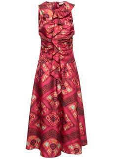 Ulla Johnson Othella Printed Silk Midi Dress