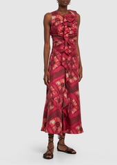 Ulla Johnson Othella Printed Silk Midi Dress