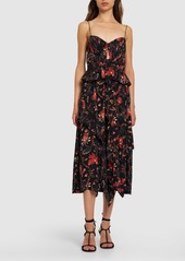 Ulla Johnson Renata Ruffled Silk Long Dress