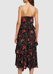 Ulla Johnson Renata Ruffled Silk Long Dress