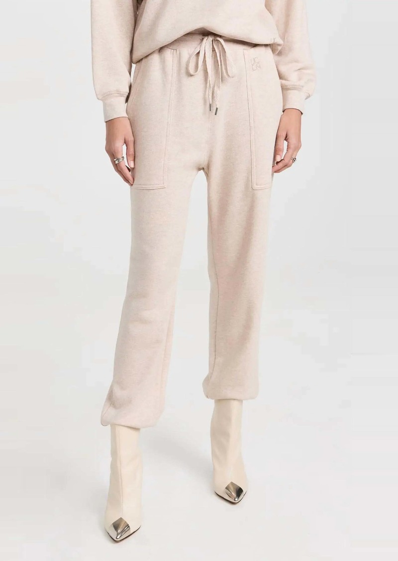 Ulla Johnson Rory Pants In Oatmeal Melange