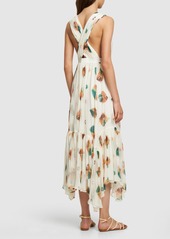 Ulla Johnson Sarai Printed Silk Midi Dress