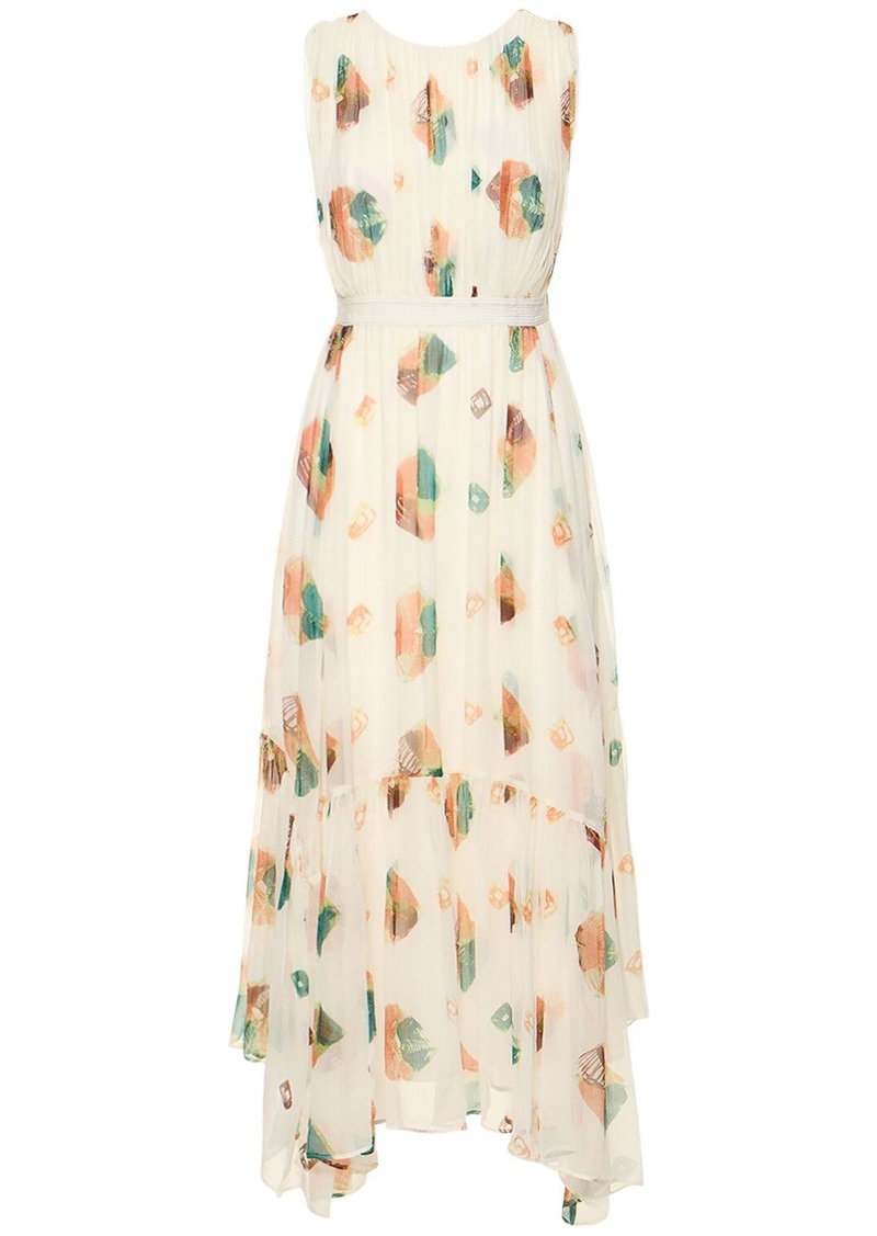 Ulla Johnson Sarai Printed Silk Midi Dress