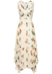 Ulla Johnson Sarai Printed Silk Midi Dress