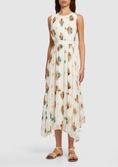 Ulla Johnson Sarai Printed Silk Midi Dress