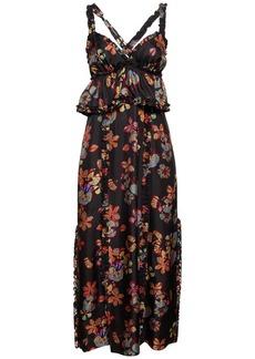 Ulla Johnson Sigrid Printed Silk Midi Dress