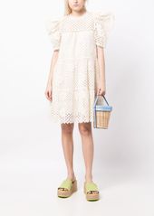 Ulla Johnson Simone floral-appliqué dress