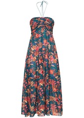 Ulla Johnson Siya Printed Cotton Blend Midi Dress