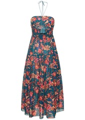 Ulla Johnson Siya Printed Cotton Blend Midi Dress