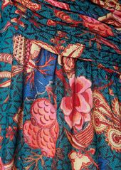 Ulla Johnson Siya Printed Cotton Blend Midi Dress