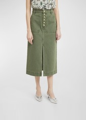 Ulla Johnson The Bea Denim Midi Skirt