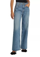 Ulla Johnson The Elodie High-Waist Wide-Leg Jeans