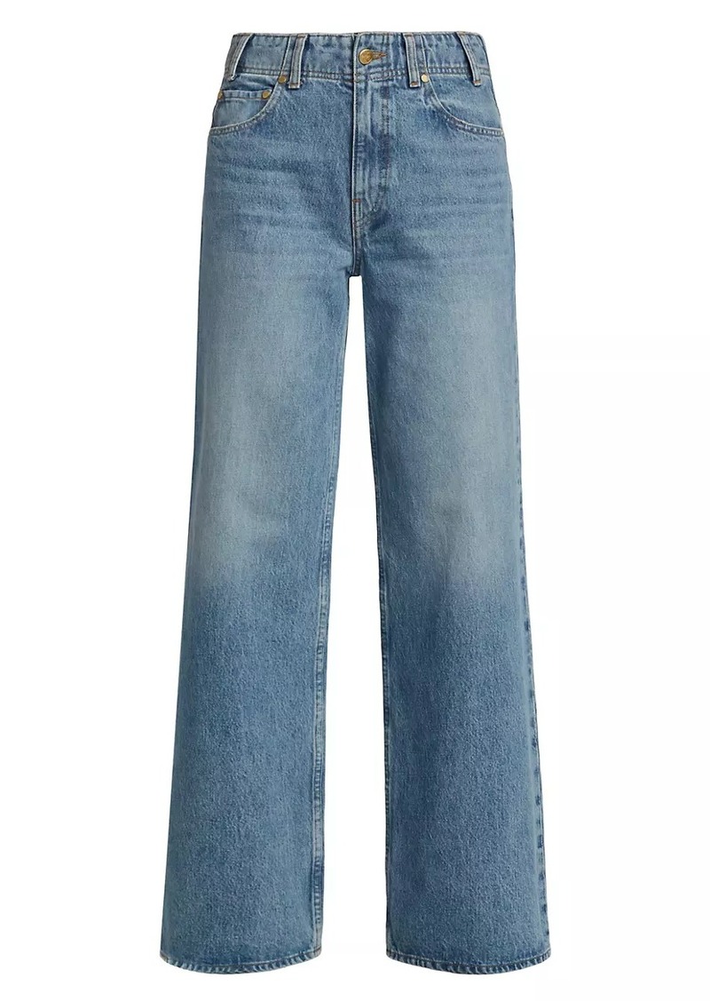 Ulla Johnson The Elodie High-Waist Wide-Leg Jeans