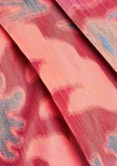 Ulla Johnson - Abri pleated printed shell shorts - Pink - US 00