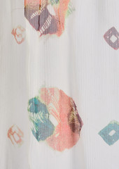Ulla Johnson - Marilyn printed silk-crepon top - White - US 00