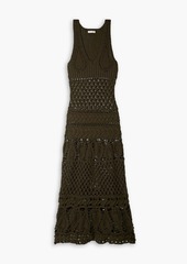 Ulla Johnson - Alexis crocheted wool maxi dress - Green - XS